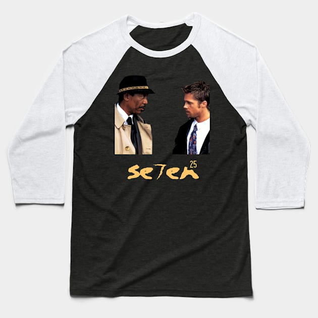 Brad and Morgan 25 years anniversary Seven Baseball T-Shirt by Diversions pop culture designs